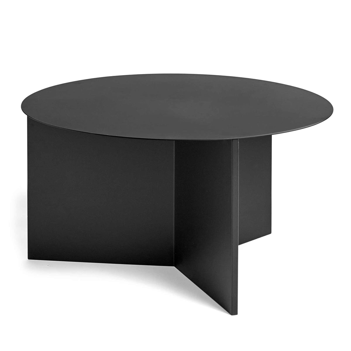 Hay Slit Table Xl Tisch Couchtisch Beistelltisch Sofatisch Stahl ø 65cm Schwarz  B-Ware - 5710441236139