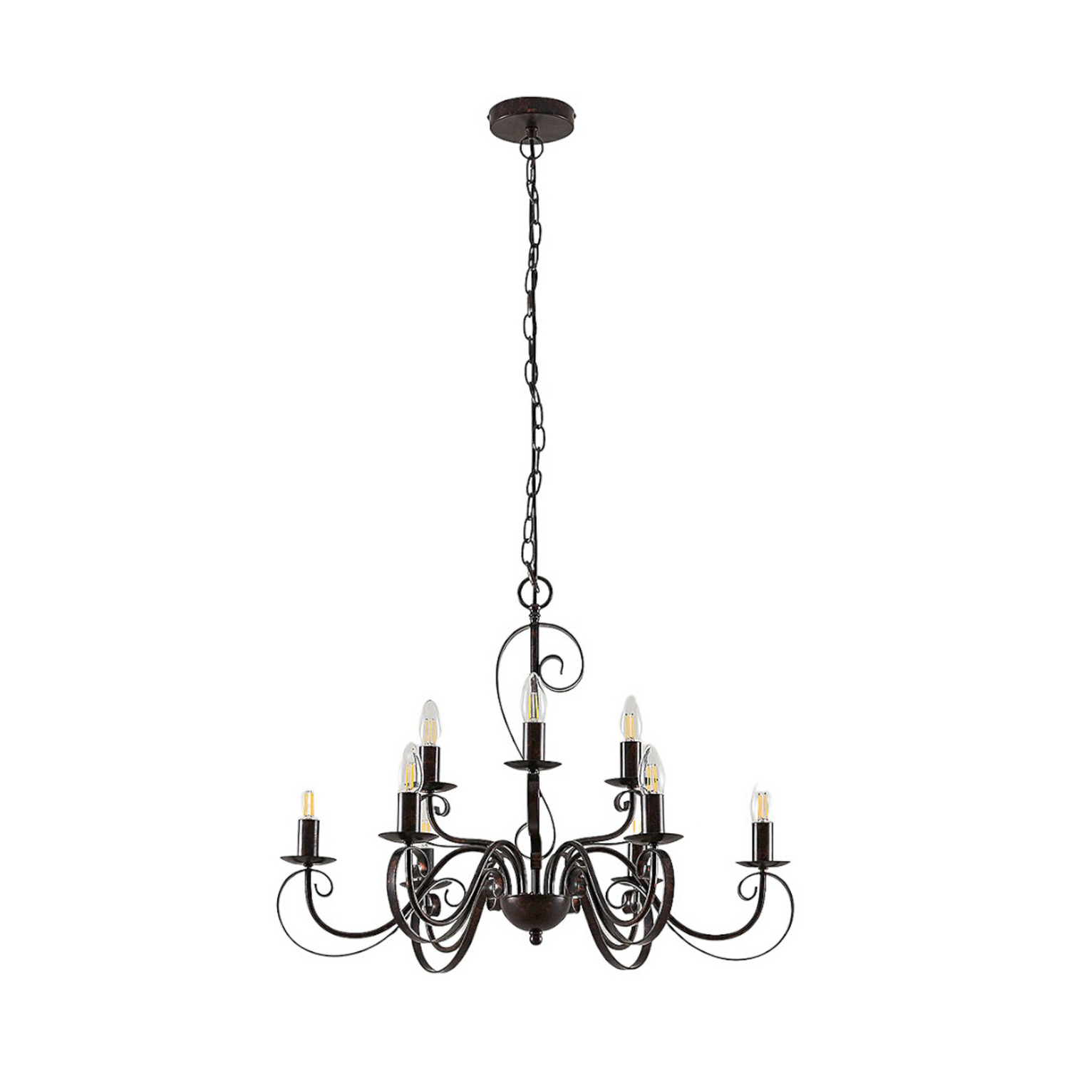 Lindby Landhaus Kronleuchter Caleb Hängeleuchte Deckenlampe Siehe Text/Foto B-Ware - 4251096509991