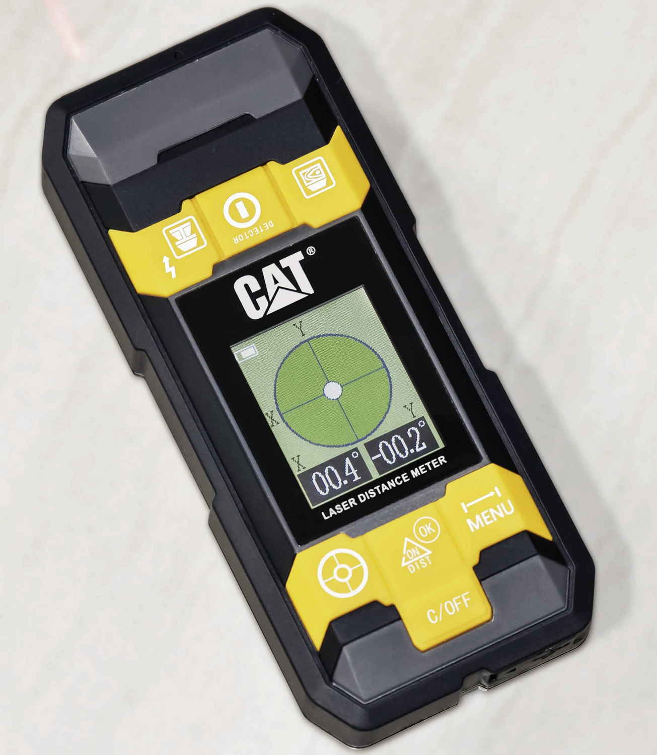 B-Ware Cat 4in1 Laser Entfernungsmesser Inkl. Kreuzlinienlaser Laserwerkzeuge
