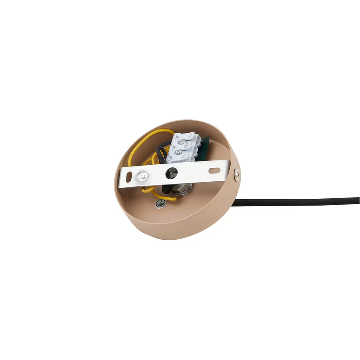 Lindby Hängeleuchte Clarine beige Ø 50 cm Metall Deckenlampe Lampe Leuchte Spot