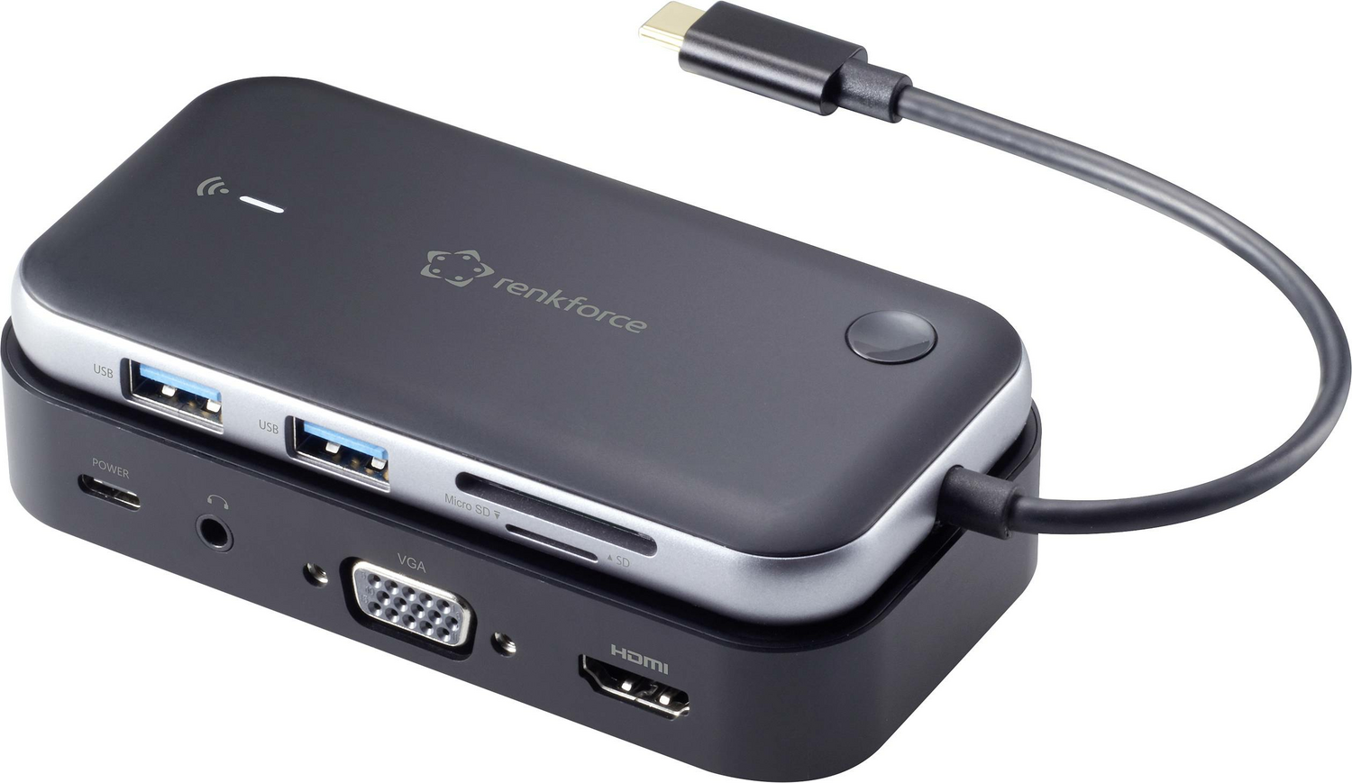 Renkforce Rf 4499450 Usb C Mini Dockingstation Aufladegerät Aufladestation Usb B-Ware