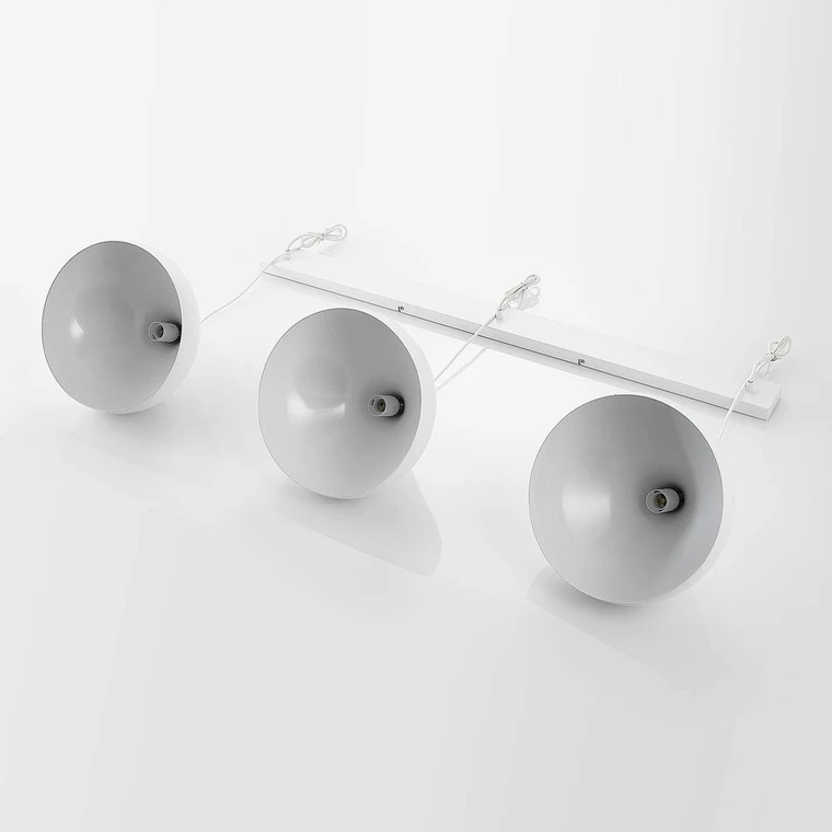 Lindby Elamira Pendelleuchte Deckenlampe Hängeleuchte Lampe 3 Fl E27 Weiß M196 B-Ware - 4251911726596