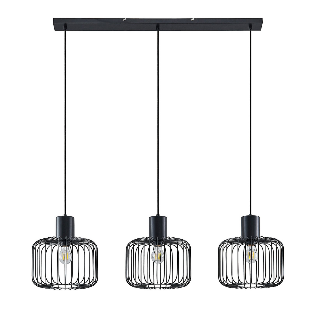 Lindby Vatiki Pendelleuchte Deckenlampe Hängeleuchte Hängeleuchte schwarz m344