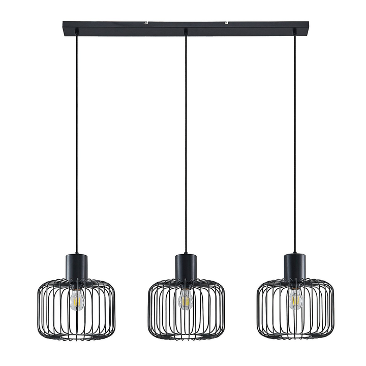 Lindby Vatiki Pendelleuchte Deckenlampe Hängeleuchte Hängeleuchte schwarz m344