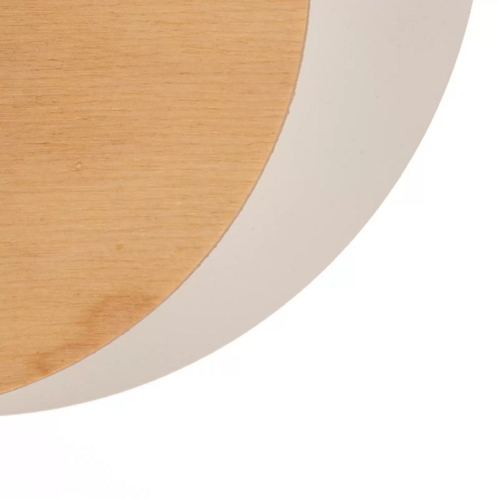 Wandlampe Wandleuchte Leuchte Lampe G9 Leuchte LED Circle Weiß Holz