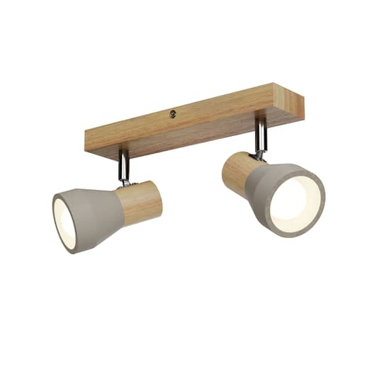 Spot Lindby de qualité B, plafonnier Filiz, suspension à 2 lumières E14