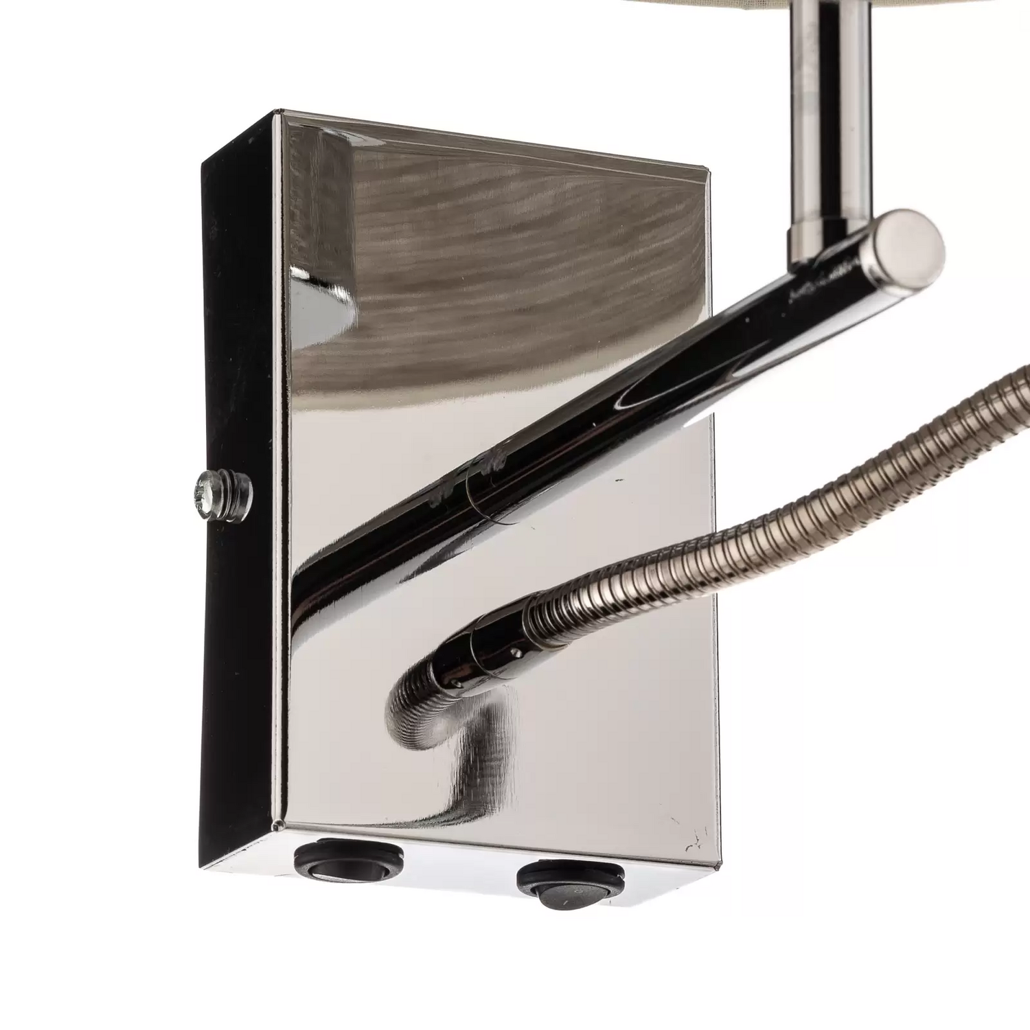 Wandleuchte Boho Mit Lesearm Chrom/Beige Leselampe Wandlampe Lampe Leuchte Licht B-Ware - 5904496518993