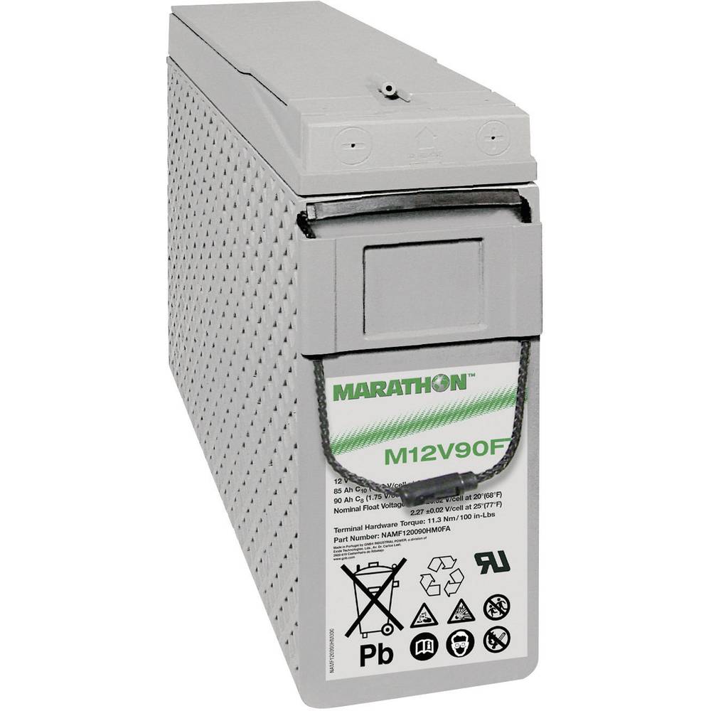 GNB Marathon EXIM12V90FT NAMF120090HM0FB Bleiakku 12 V 86 Ah Blei-Vlies Akku - 2050001754844