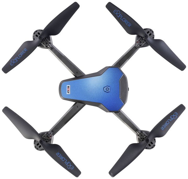 Reely Marathon Quadrocopter Rt F Einsteiger Kameraflug Blau Defektware D-Ware