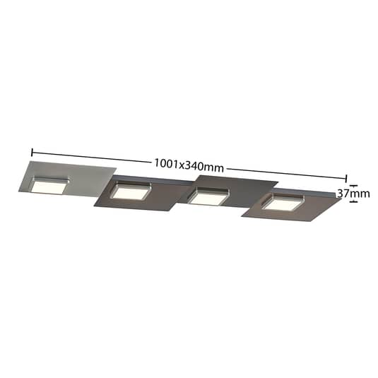 Lindby Upari Led Deckenlampe Deckenlampe Lampe Leuchte 4 Flammig Lang B-Ware - 4251911713701