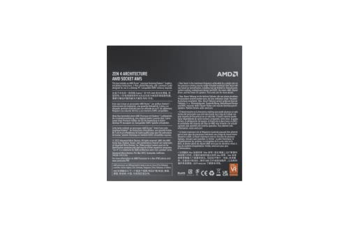 AMD Ryzen 9 7900 Box AM5 3,7 GHz 12 Kerne mit Kühler DDR5-SDRAM - 0730143314466