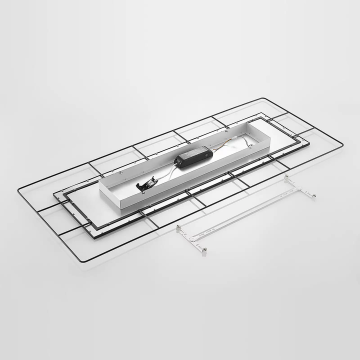 Lindby Khai LED-Deckenleuchte Stepdim 120 x 50cm Deckenlampe Lampe Leuchte Licht