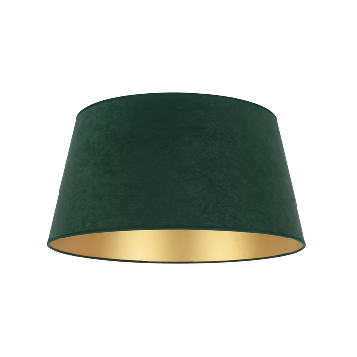 Lampenschirm Cone 25,5 cm dunkelgrün gold Leuchte Lampe Stehlampe Spot Schirm