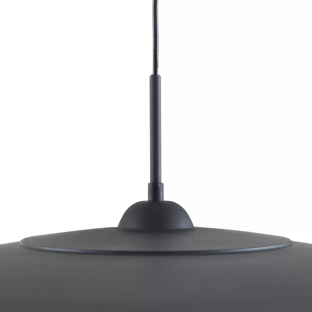 Lucande Led Hängeleuchte Foco Sandschwarz Metall ø 50 Cm Deckenlampe Lampe Spot B-Ware - 4251911778700