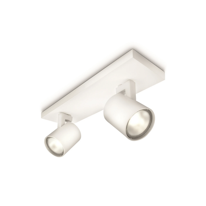 Philips myLiving Runner Deckenspot Deckenlampe Deckenlicht Licht GU10 2-flg weiß