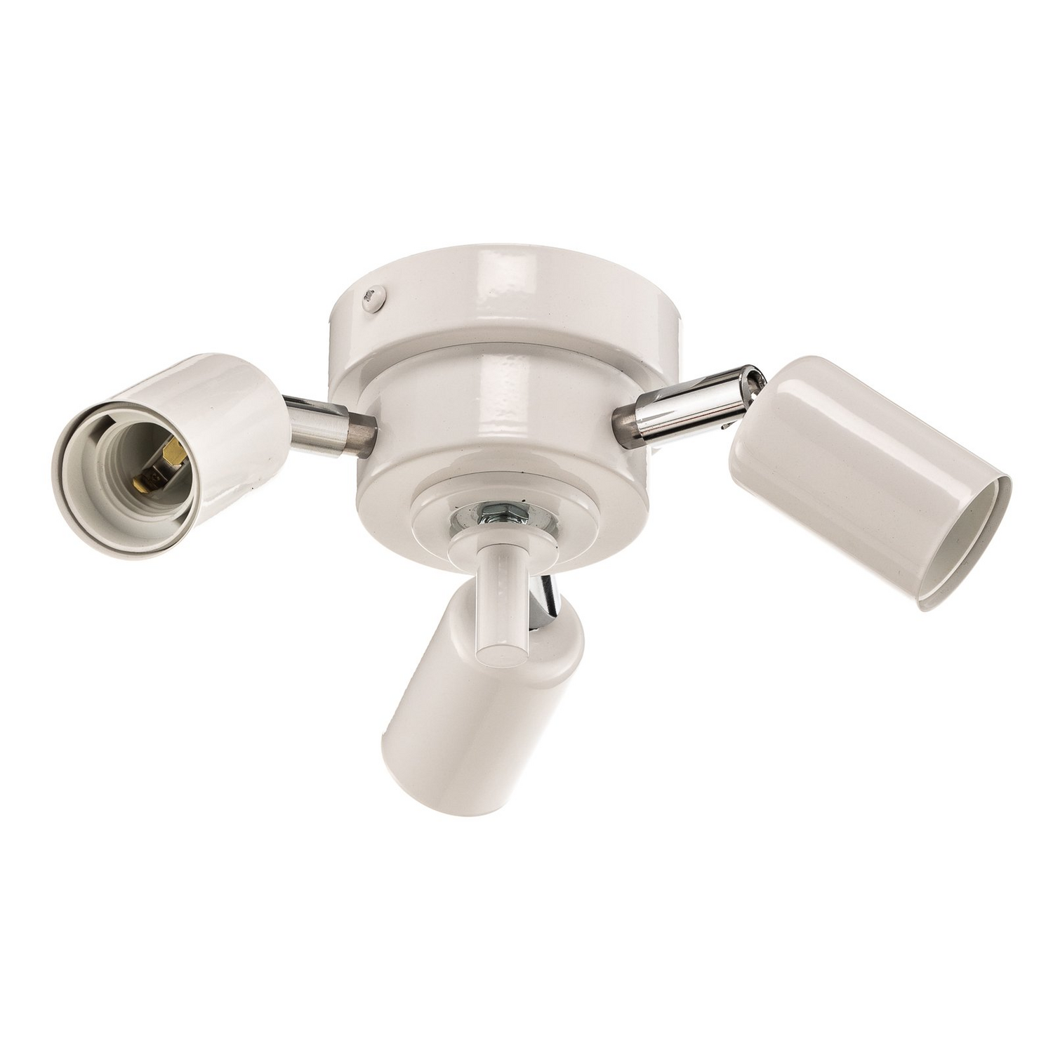 B-Ware Euluna Deckenlampe Pastell Trio Deko Deckenlampe E27 ø 60cm Senf Grau Hellgrau