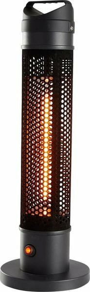 Shx Infrarotheizung Tischheizgerät Heiz Gerät Heizung 800 W Ip44 3 M² Schwarz    B-Ware