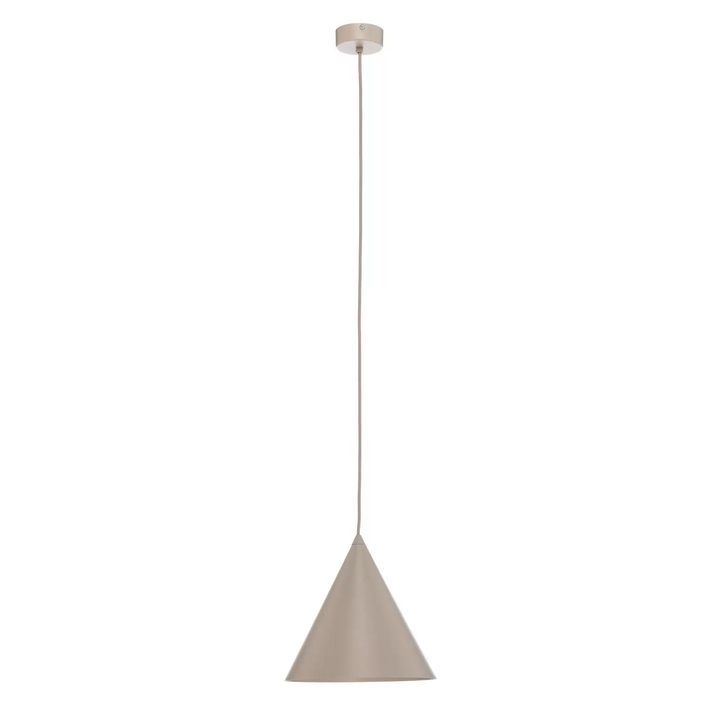 Hängeleuchte Cono einflammig Ø 25 cm beige Deckenlampe Lampe Leuchte Spot Licht