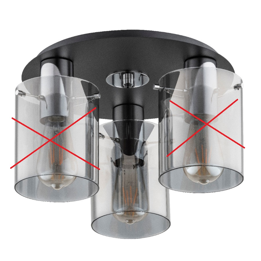 Alfa Atman Chrom Deckenleuchte Lampe Led Beleuchtung Siehe Text/Fotos B-Ware - 5900458501805