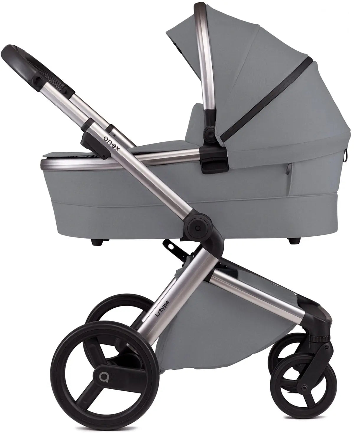 B-Ware Anex Kinderwagen Buggy Kombikinderwagen L Type Grau 2 In 1 Babywanne Sportsitz - 5902280015123