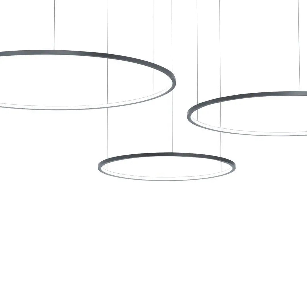 B-Ware Milagro Pendelleuchte Hängelampe Saturno Led Schwarz Innenbeleuchtung Ringlampe - 5902693708469
