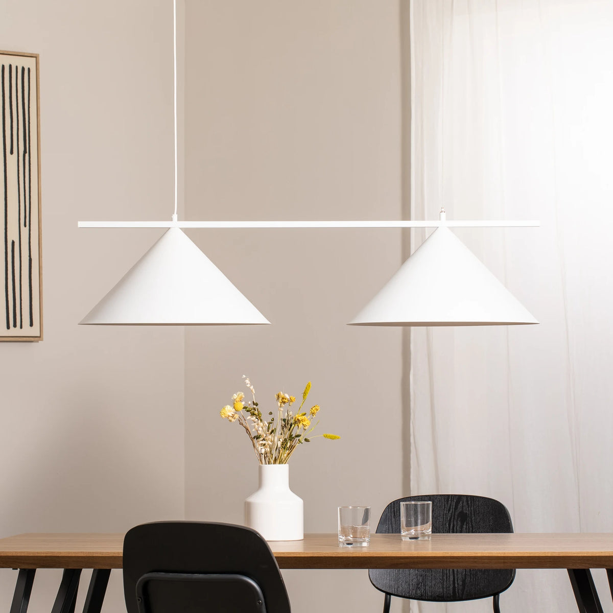 Capital Pendelleuchte Hängelampe Weiß Metall Wohnzimmer Esszimmer Beleuchtung - 5902693709435
