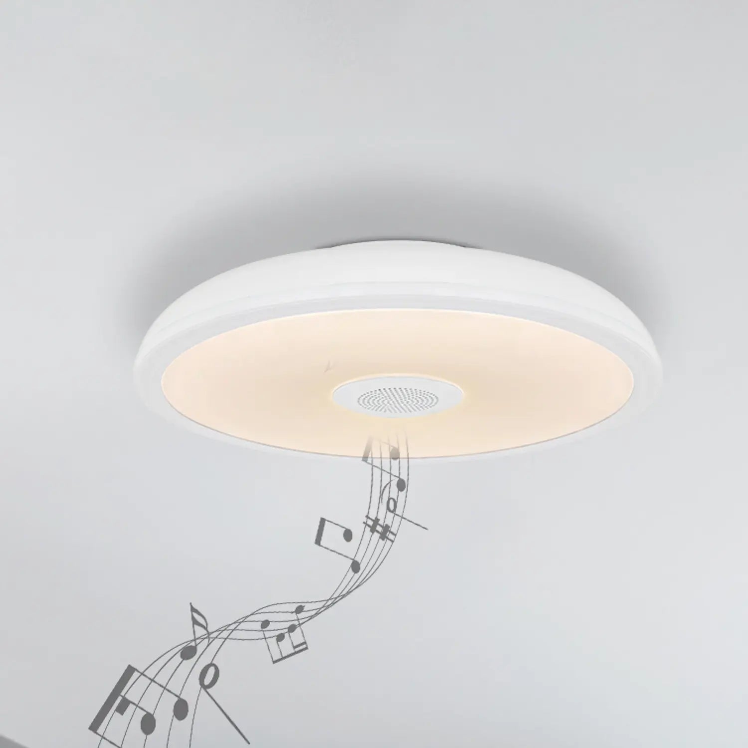 B-Ware Globo Deckenleuchte Lampe Led Lautsprecher Rgbw Weiß Fernbedienung Kunststoff - 9007371421848
