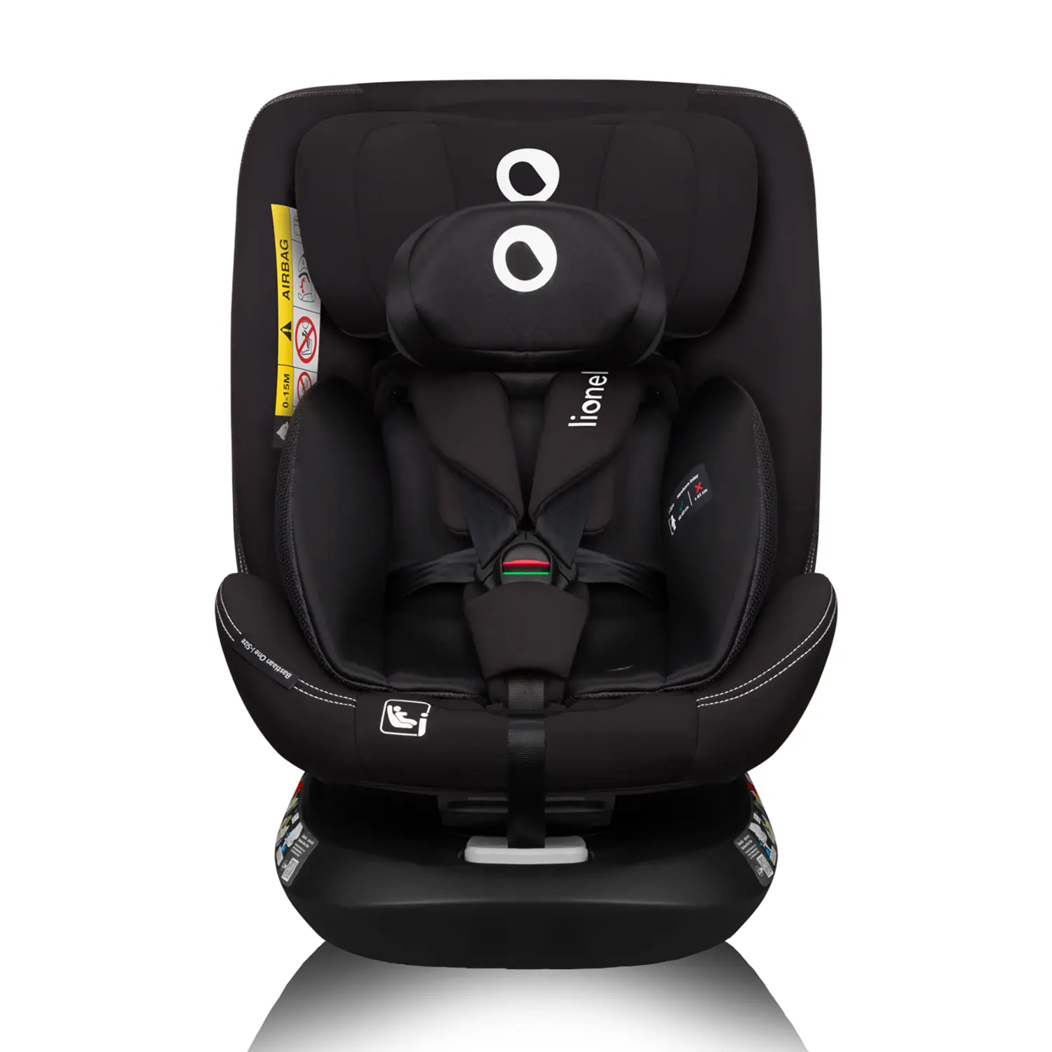 Lionelo Kindersitz Autositz Sitz Bastiaan One I Size Black Carbon Drehbar 360° B-Ware