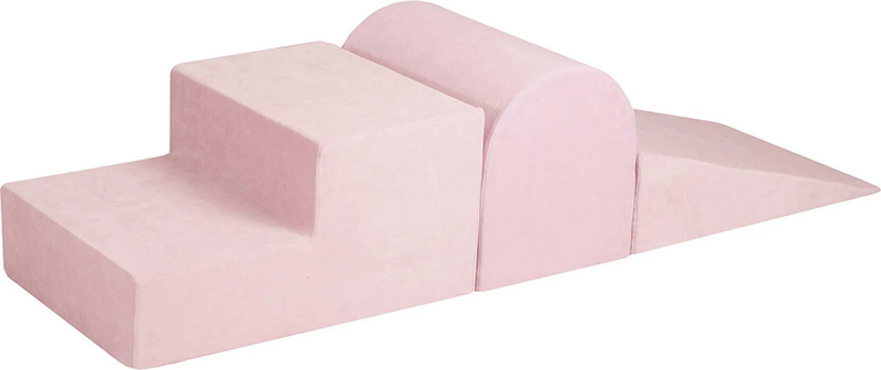 Ensemble de jeu en mousse Meow Baby (3 pièces, 145 x 45 cm, rose poudré, qualité B-stock)