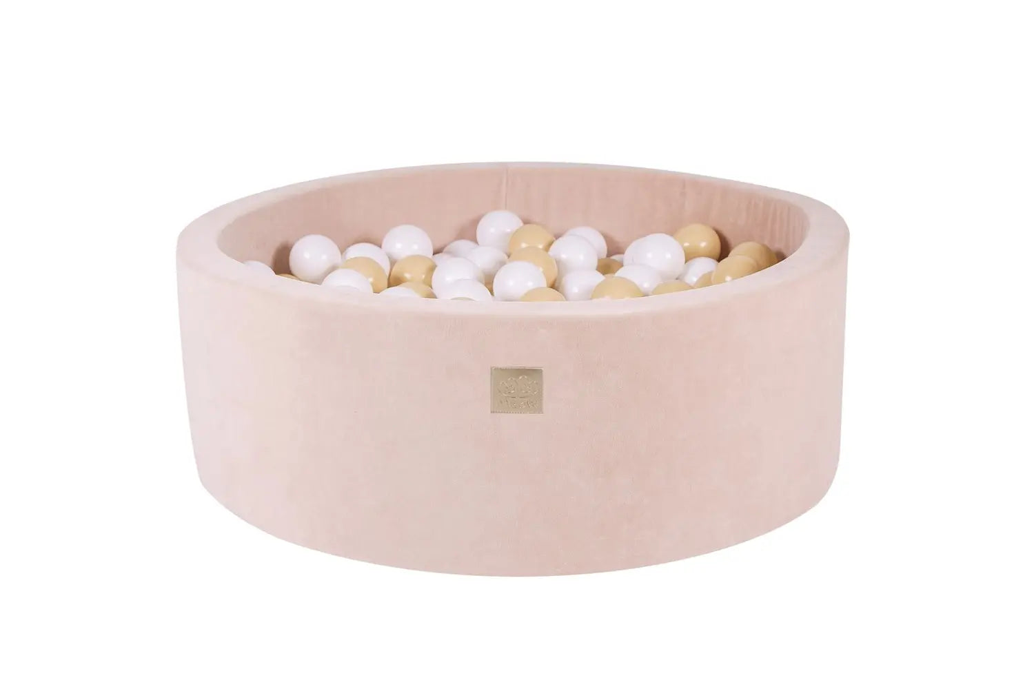 B-Ware Meow Baby Bällebad Bällchenbad Velvet Ecru Rosé 200 Bälle Farbauswahl - 5903849636520