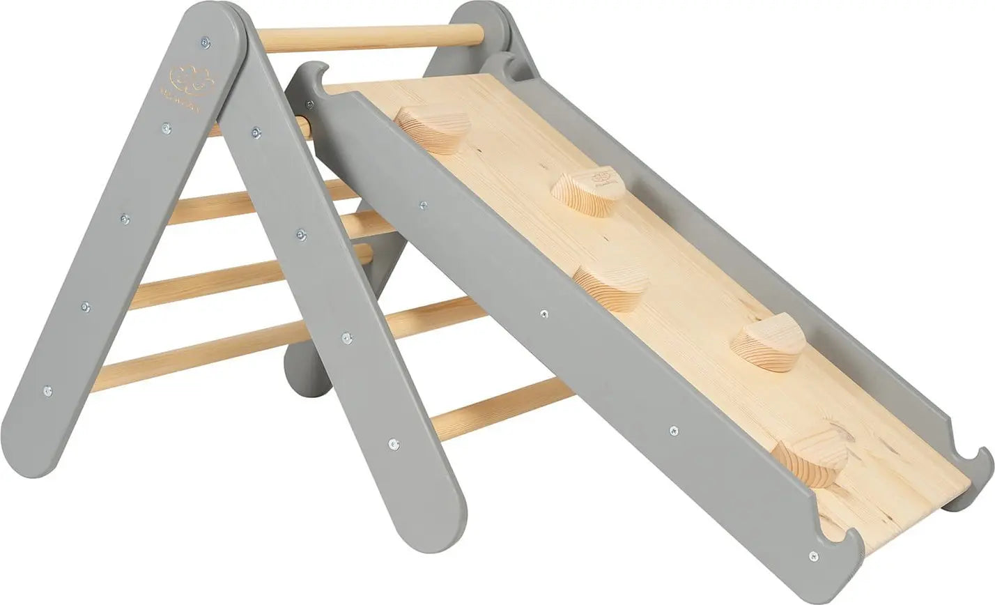 Meow Baby Holzrutsche Und Kletterwand Spielgerät Rutsche Klettern Spielplatz B-Ware