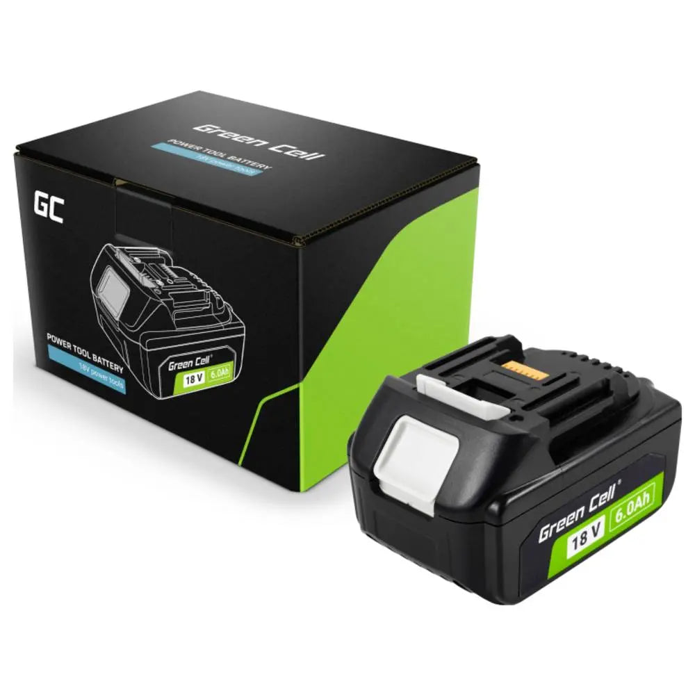 B-Ware Green Cell Werkzeug Akku Ersatzakku Makita Bl1860 18 V 6 Ah Li Ion Schwarz - 5904326375116