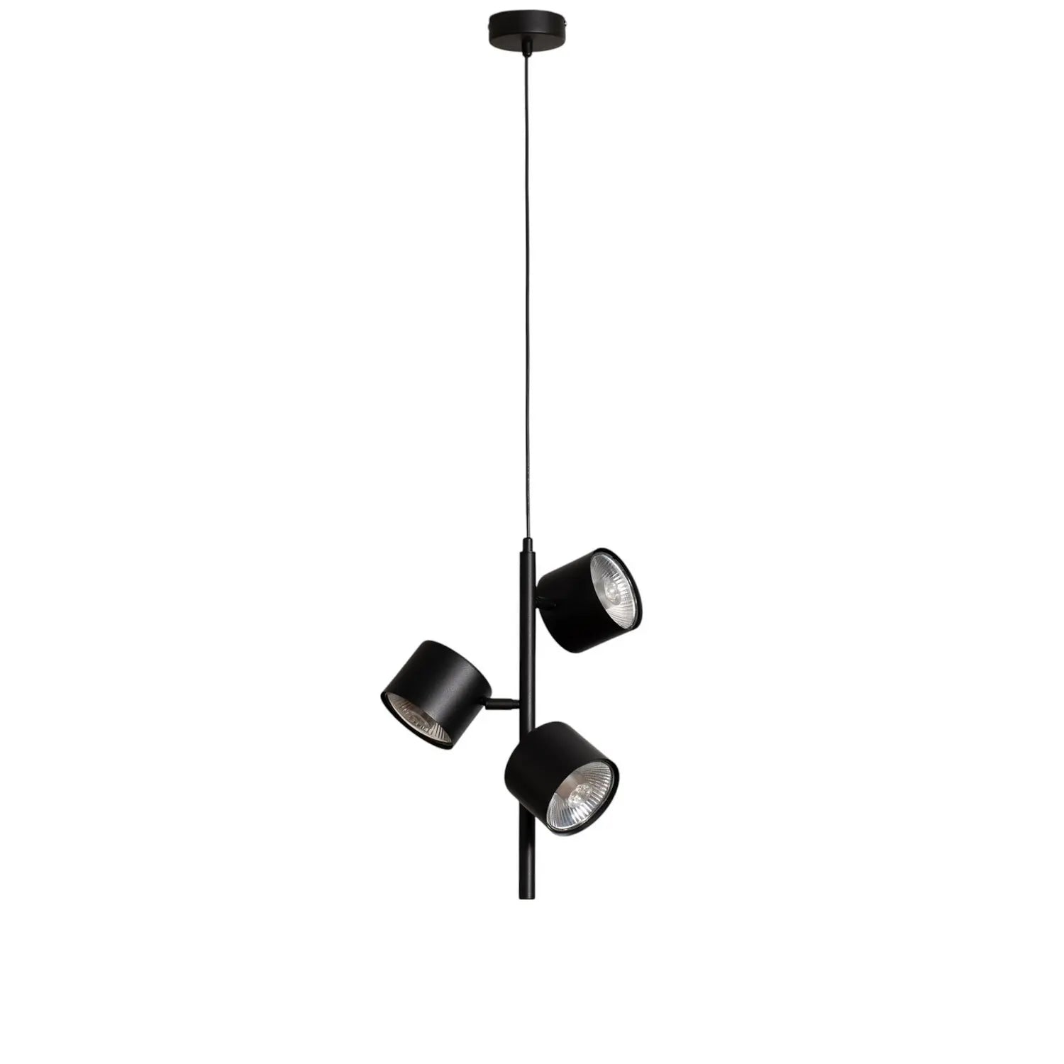 B-Ware Aldex 1047 E Pendelleuchte Hängelampe Leuchte Schwarz 3 Flammig Metall Dimmbar - 5904798651565