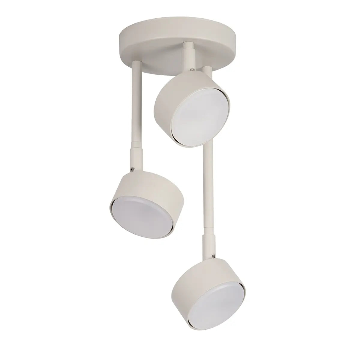 B-Ware Sigma Deckenlampe Nemo Led Gx53 Grau Beige Ral 7044 Stahl 3 Flammig Leuchte - 5905143287989