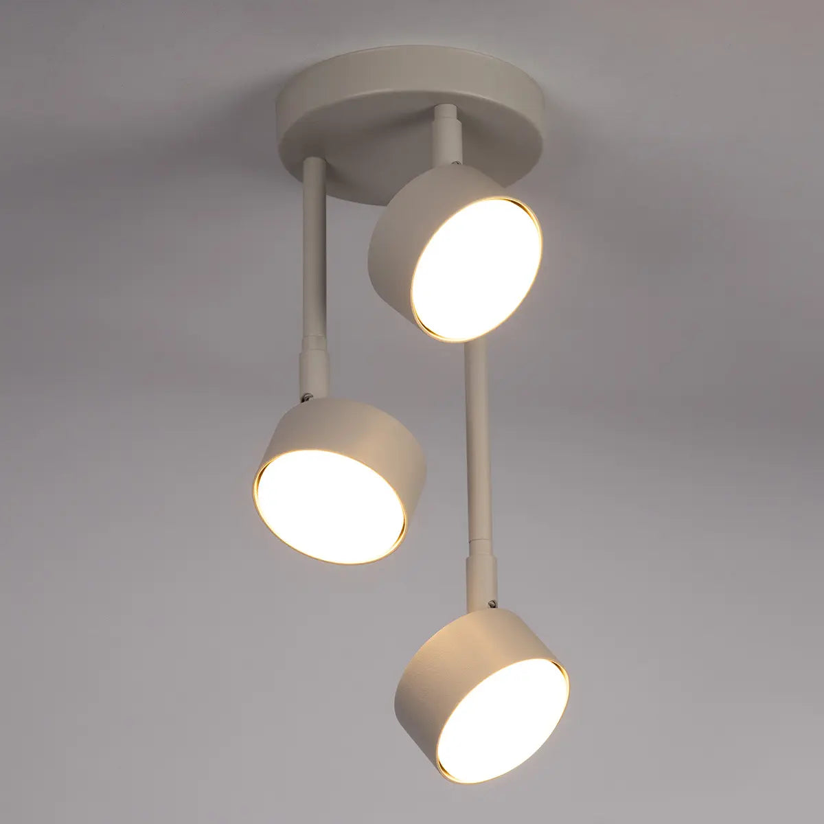 B-Ware Sigma Deckenlampe Nemo Led Gx53 Grau Beige Ral 7044 Stahl 3 Flammig Leuchte - 5905143287989