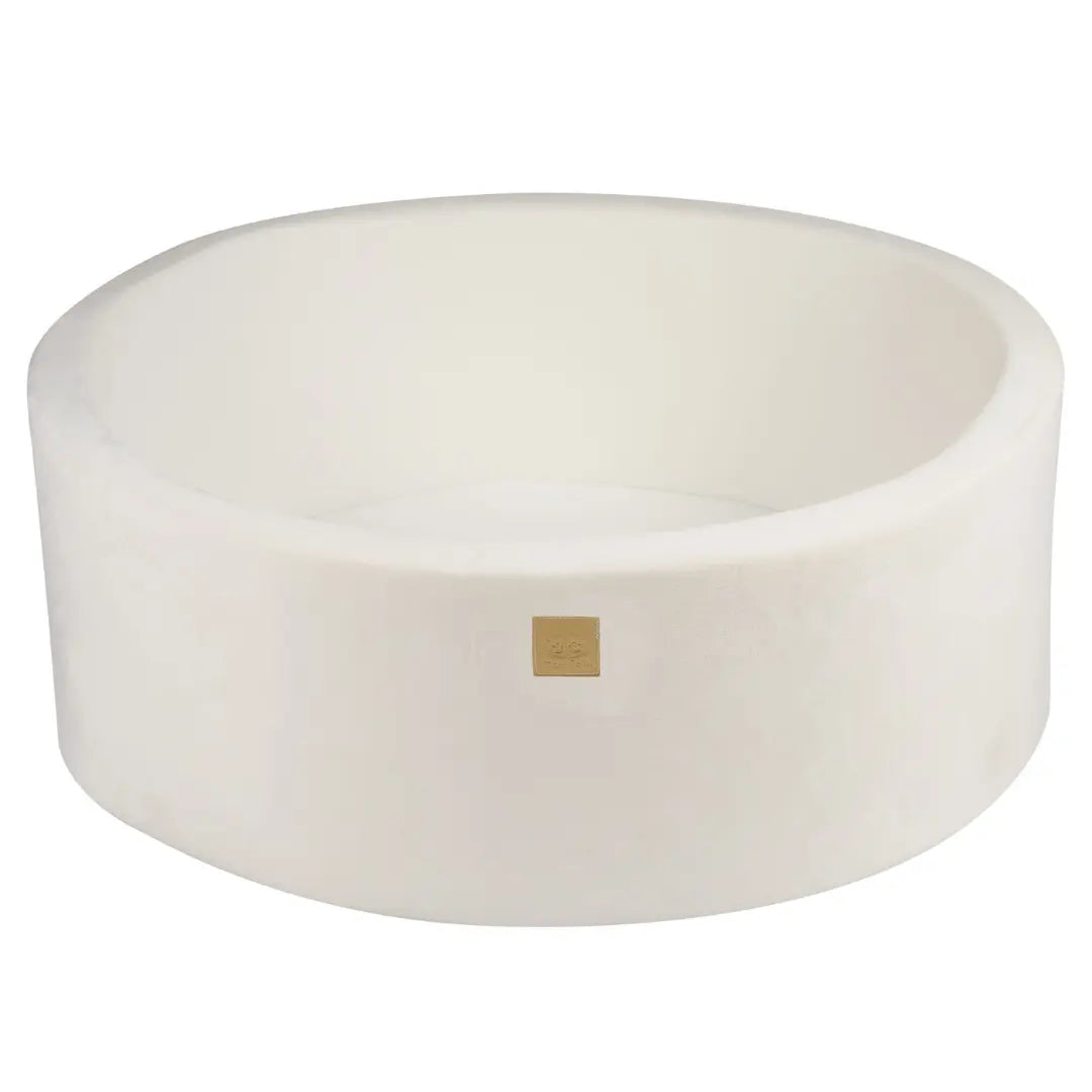 B-Ware Meow Baby Bällebad Kinder Spielbecken Ballpool Textil Weiß Supersoft Samt Becken - 5905490260055