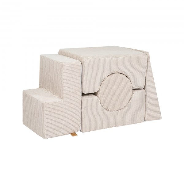 B-Ware Meow Baby Shape Set Spiellandschaft Kletterspielzeug 5 Elemente Ecru Beige  - 5905490264435