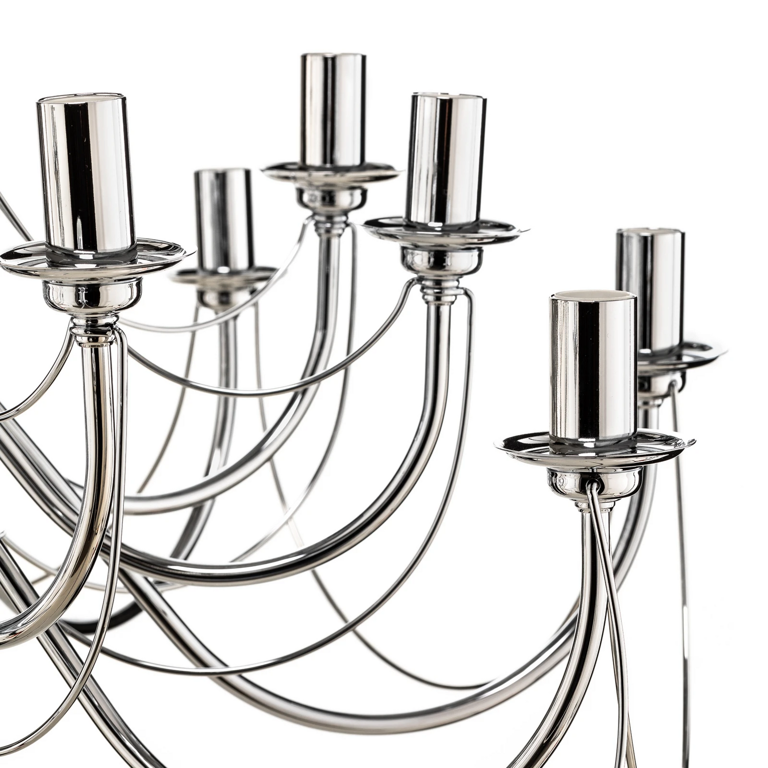 Domiluce Kronleuchter Deckenleuchte Retro Chrom 16 Flammig Wohnzimmer Esszimmer B-Ware - 5905563001660