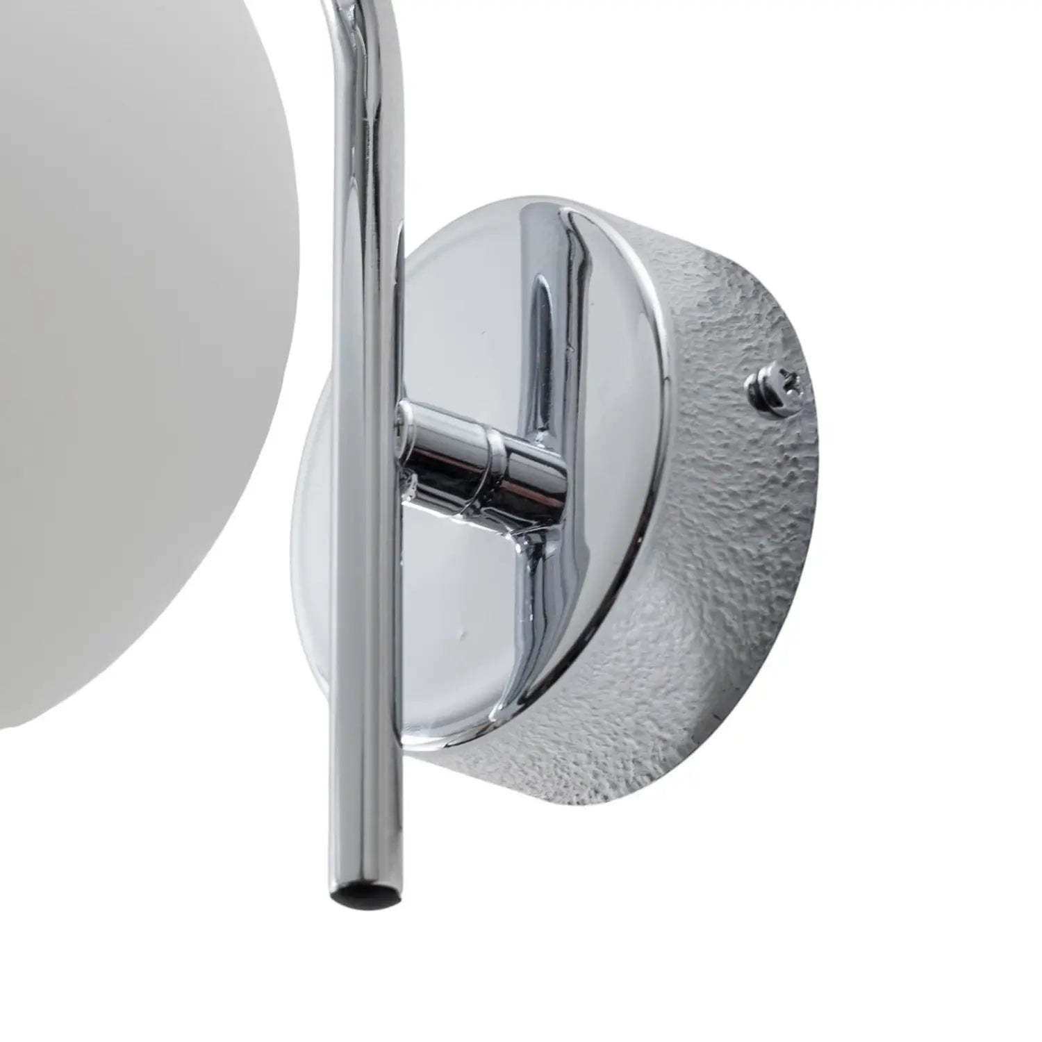 B-Ware Domiluce Wandleuchte Wandlampe Aurora Glas Metall Chrom Weiß Kugel 17 Cm E14 Led - 5905563004302