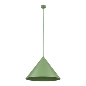 B-Ware Tk Lighting Pendelleuchte Hängelampe Metall Grün Cono Lampe Wohnzimmer E27 Led