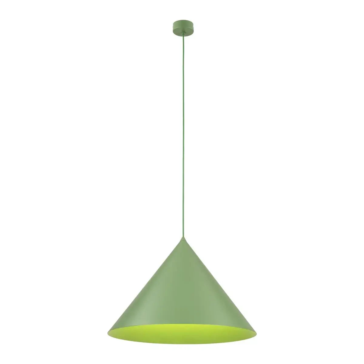 B-Ware Tk Lighting Pendelleuchte Hängelampe Metall Grün Cono Lampe Wohnzimmer E27 Led - 5906135108886