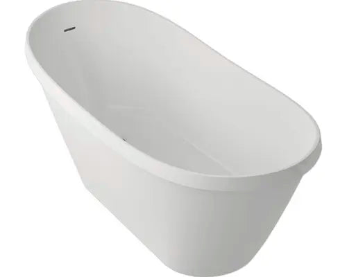 B-Ware Badewanne Moye Wanne Set Ovale Freistehende Badewanne Weiß 71 X 169,5 Cm Ablauf - 5906729573571