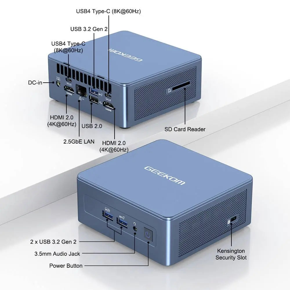 B-Ware Geekom Mini Pc Computer It13 Intel Core I7 32 Gb Ram 1 Tb Ssd Windows 11 Pro  - 5907085524764