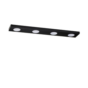 B-Ware Sigma Deckenleuchte Deckenlampe Hero 4 Schwarz Gx53 Led 4 Flammig 75 X 12 Cm