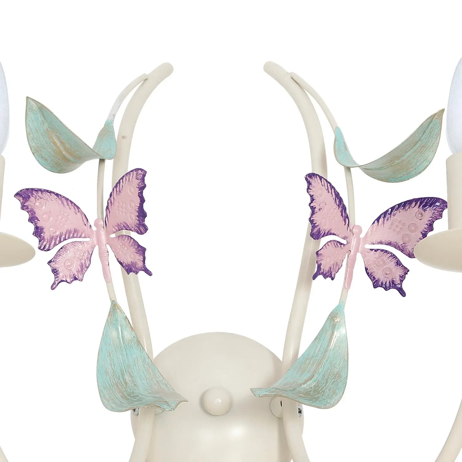 B-Ware Luminex Wandlampe Summer Wandleuchte B25 Cm Stahl Dekolampe 2 Flg Weiß/Grün/Rosa - 5907565962840