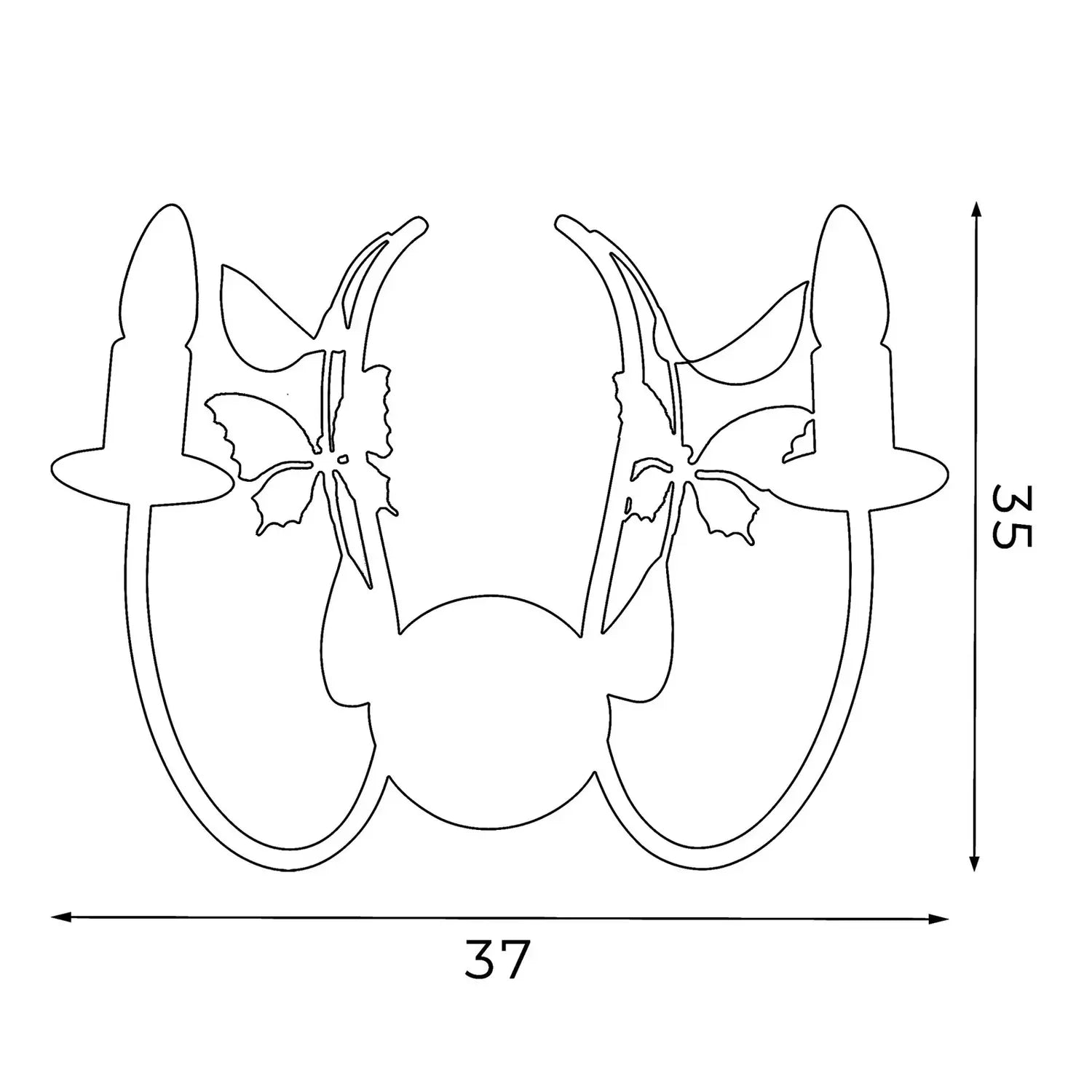B-Ware Luminex Wandlampe Summer Wandleuchte B25 Cm Stahl Dekolampe 2 Flg Weiß/Grün/Rosa - 5907565962840