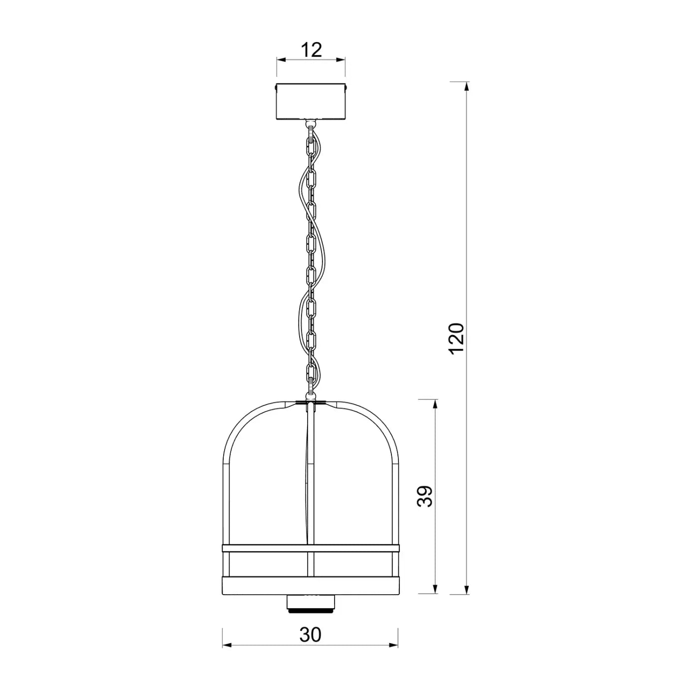 B-Ware Luminex Pendelleuchte Hängelampe Zona Rund Schwarz Ablage Pflanze Stahl Gx53 Led - 5907565971392