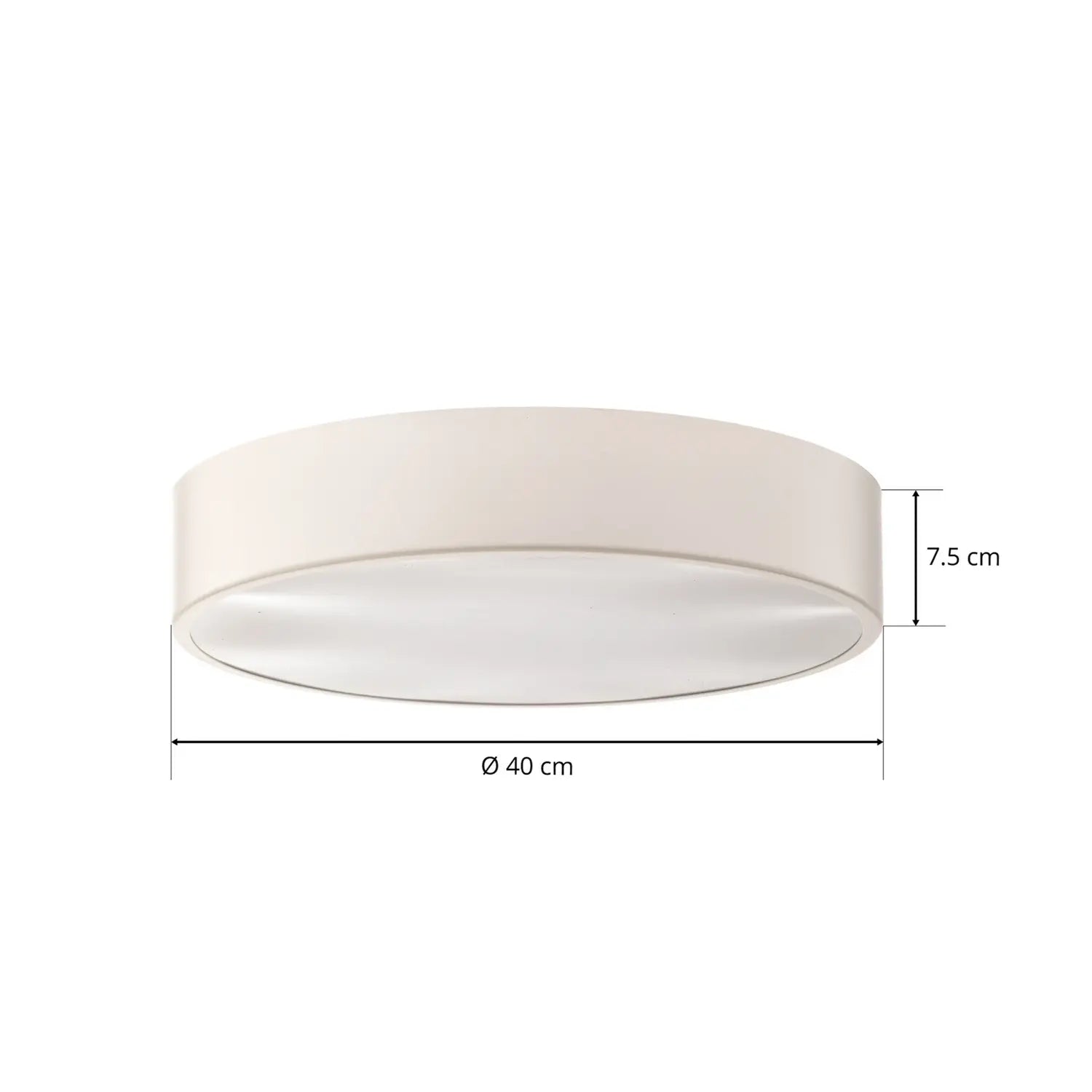 B-Ware Temar Lighting Deckenleuchte Lampen Cleo Weiß Stahl Kunststoff 40 Cm - 5907627820057