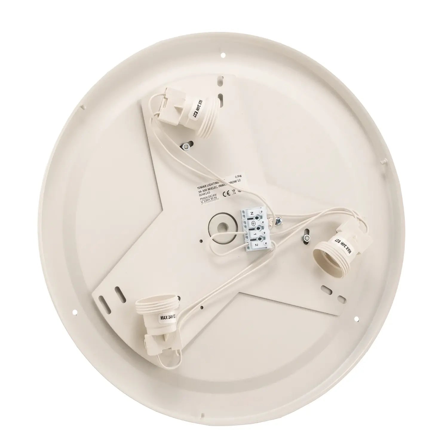 B-Ware Temar Lighting Deckenleuchte Lampen Cleo Weiß Stahl Kunststoff 40 Cm - 5907627820057