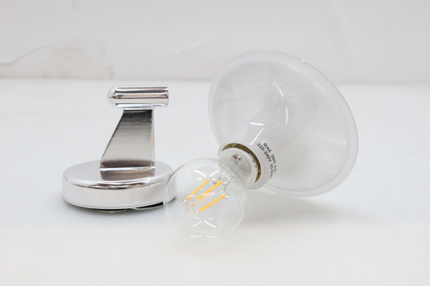 B-Ware Teti Wandleuchte Deckenlampe Wandlicht Deckenlicht E27 Transparent Leuchte 28 W